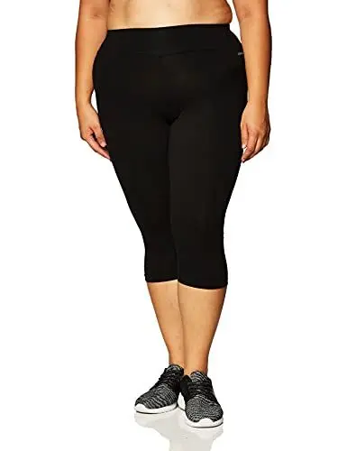 Produktbild: Jockey Damen Übergröße Judo Legging mit breitem Bund Gr. - Schwarz - 3X