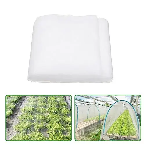 Produktbild: Jodimitty Gemüseschutznetz Insektennetz 15x3m Pflanzennetz 60 Maschen Feinmaschiges Netz, Garten Gemüsenetz Vogelnetz Schutznetz Netz für Obstbäume, Kirschbaum, Weintrauben