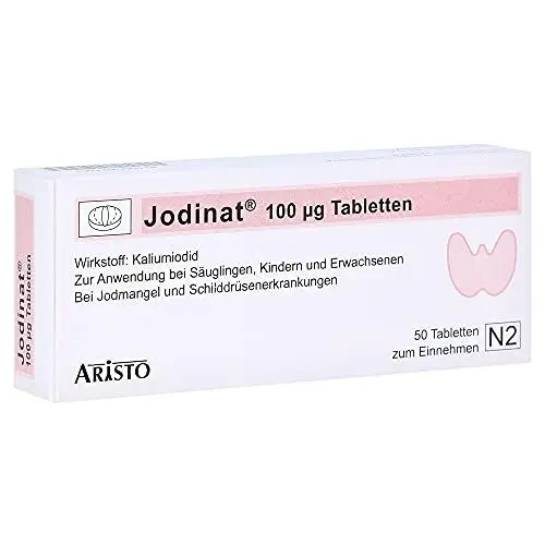 Produktbild: JODINAT 100 µg Tabletten 50 St