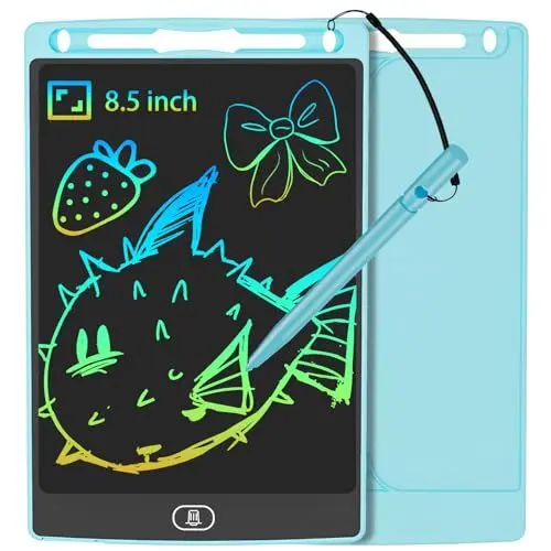 Produktbild: JOEAIS LCD Schreibtafel 8,5 Zoll für Kinder, Tragbares Zeichenbrett-Grafiktablett zum Handschreiben, Kritzeln und Zeichnen, Perfektes Spielzeug-Geschenk für Jungen und Mädchen (Blau)