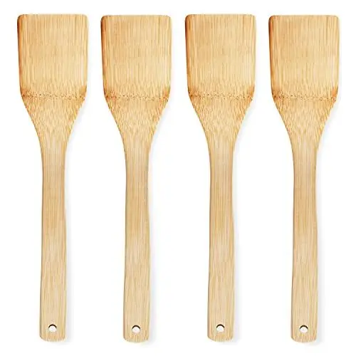 Produktbild: Joeji's Kitchen 4er Set Kochlöffel Holz Spachtel Pfannenwender Holz für die Küche Nachhaltige Holzlöffel Kochlöffel