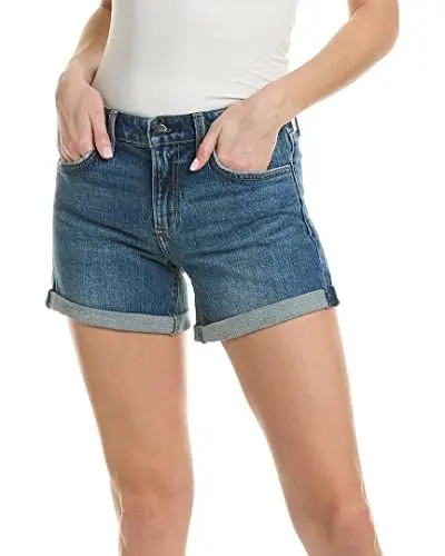 Produktbild: Joe's Jeans Damen Die 5 kurzen W/Doppelrolle und Rückenbogen Jeans, Belastung, 24W x 24L