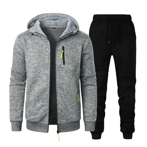 Produktbild: jogginganzüge für Herren,Hausanzug Herren Winter,Retro Jogginganzug Herren,Thermo Anzug Herren,Paris Anzug,fußball Trainingsanzug,Turn Anzug,Sport Anzug Herren,Freizeitanzug Herren Baumwolle