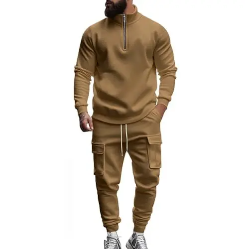 Produktbild: Jogginganzug Baumwolle Herren,Warmer Hausanzug Herren,Pullover Herren original,Retro Jogginganzug,None of us Tracksuit,Trainingsanzug Herren fussballverein,Herren Anzug,Hausanzug Herren Baumwolle
