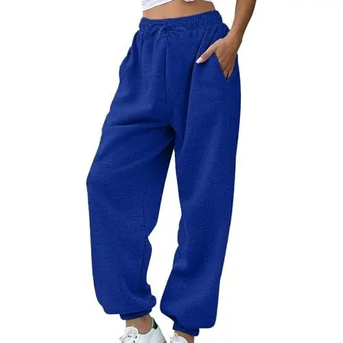 Produktbild: Jogginghose Damen, Trainingsanzug Damen, sportkleidung Frauen, Jogginghose Frauen, Jogginhose, clean Girl Clothes, Trainingshose, Damenhose weites Bein, Sporthose extra lang, Lange Beine, Jogpants