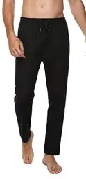 Produktbild: Jogginghose Herren Baumwolle Lange Hosen für Männer Trainingshosen Sporthose Sweathose Jogginghose Jogger Sweatpants Freizeithose Fitnessstudio Laufhosen Sommer und Winter (Schwarz, 3XL)