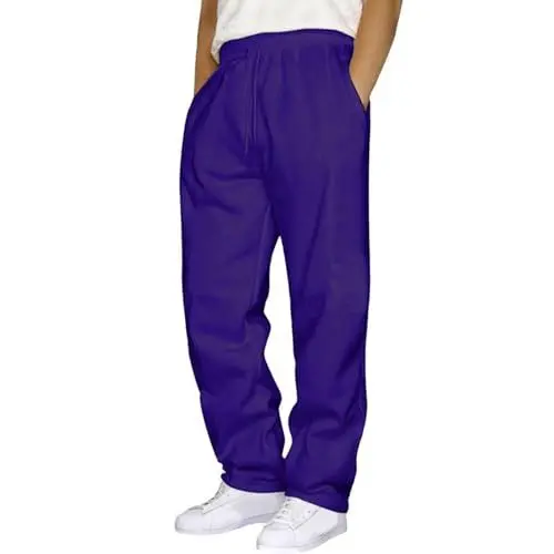 Produktbild: Jogginghose Herren Baumwolle Pants Herren Sweatpants Herren Herren Hose schwarz Jogginghose Herren Baumwolle blau fitnesskleidung für Herren Trainingshose Herren lang männer Kleidung