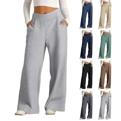 Produktbild: Jogginghose Mädchen Einfarbig Sporthose Lässiger Outdoorhose Kinder Hosen Bequem Baggy Hose Freizeit Trainingshose Loose Sweatpants mit Taschen Kuschelhose Elastischer Bund (Beige, 13-14 Years)