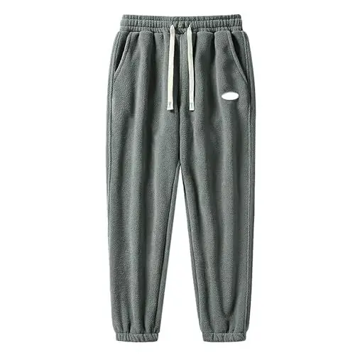 Produktbild: Jogginghose mit reißverschluss Golfhose Herren Track Pants Baggy weiße Hose karo Jogginghose Herren Trainingsanzug Italien Herren Herren Jogginghose lang Sporthose Jungen 128