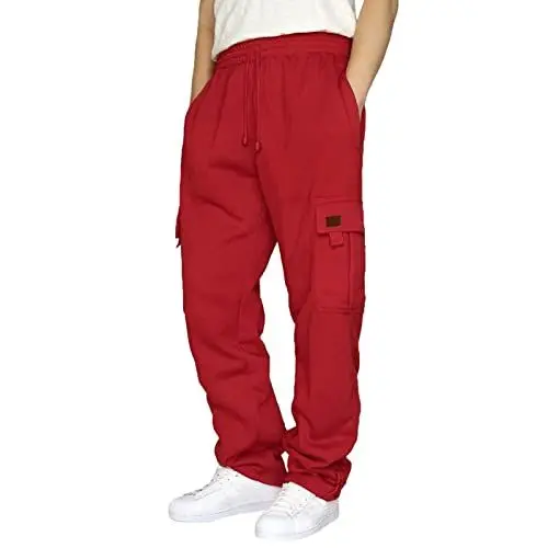 Produktbild: Jogginghose mit reißverschluss extra lang Jogginghosen Bodybuilding Kleidung fitnesskleidung Herren arbeitsjogginghosen männer Jogginghose Herren schwarz Sporthose Herren