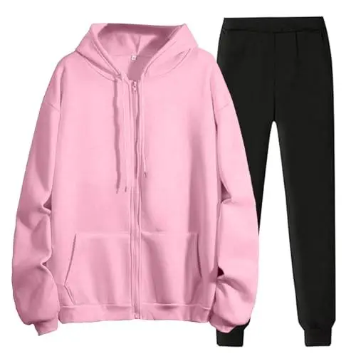 Produktbild: jogginghose damen, dresy damskie komplety, gym set, gerippte hose damen, sets, gym set, damennickihausanzug, skims dupes, trainingsanzug retro, skims dupe kleid, jogginganzug pink, strickanzug, dame
