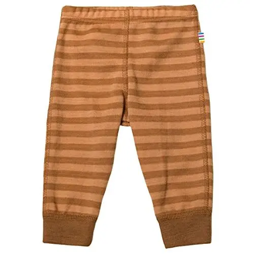 Produktbild: Joha Baby Jungen Mädchen Leggings Merinowolle, Größe:68/74, Farbe:Copper Stripe