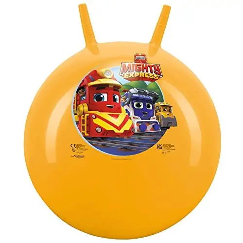 Produktbild: John 59545 Mighty Express Hüpfball, orange, 50 cm