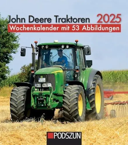 Produktbild: John Deere Traktoren 2025 Wochenkalender