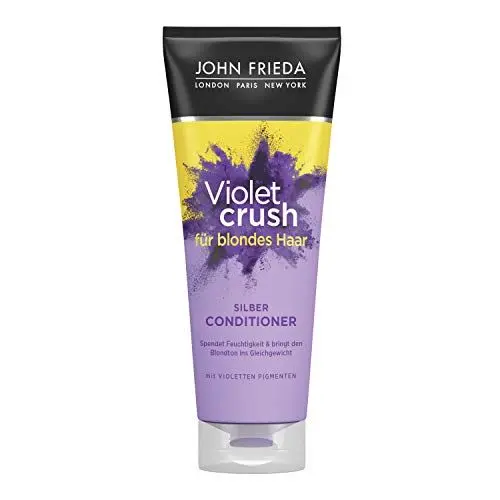 Produktbild: John Frieda Violet Crush Silber-Conditioner - Inhalt: 250 ml - Für blondes Haar - Bringt den Blondton ins Gleichgewicht