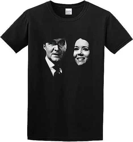 Produktbild: John Sd and Emma Peel NewOr Dark Gray to Macnee Rigg Men's Cotton Shirt Size XL
