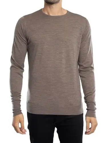 Produktbild: John Smedley Herren Marcus Rundhalsausschnitt gestrickt, Grau, M