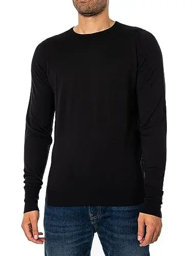 Produktbild: John Smedley Men?s Classic Hunter Merino Wool Sweater ? Charcoal