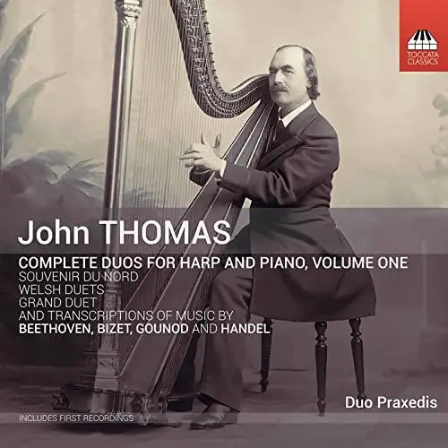 Produktbild: John Thomas: Sämtliche Duos Für Harfe und Klavier