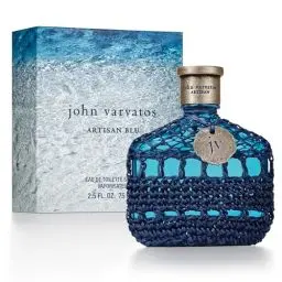 Produktbild: John Varvatos Artisan Blu – Eau de Toilette homme/men, 75 ml, holzig-belebender Duft für Herren, erfrischende Zitrusfrüchte & Kräuter, im edlen Design Flakon