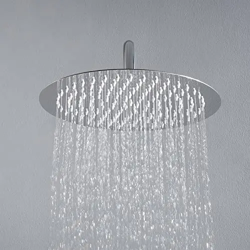 Produktbild: JOHO 304 Edelstahl Kopfbrause Duschkopf Regendusche Einbauduschkopf 30cm Rund