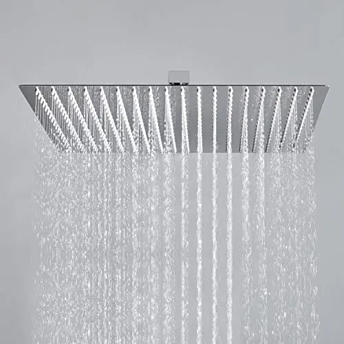 Produktbild: JOHO 304 Kopfbrause Duschkopf Regendusche Einbauduschkopf 40x40cm