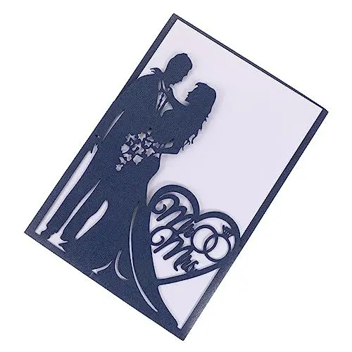 Produktbild: JOINPAYA 10St Grußkarte rustikale hochzeitseinladungen Braut Bräutigam Hochzeitseinladungen Weihnachtssto hohle Hochzeitskarte hohle Hochzeitseinladung Anlage Einladungskarte