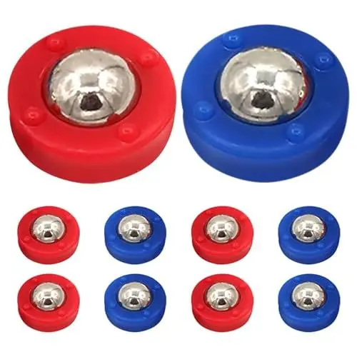 Produktbild: JOINPAYA 10 Stücke Tischplatte Shuffleboard Zubehör Set: Mini Pucks Spiel Tisch Curling Jungen Und Mädchen Curling Pucks Spaß für Kinder