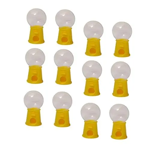 Produktbild: JOINPAYA 12St Süßigkeiten-Maschinenspielzeug Mini-Donuts-Maker Mini-Greifermaschine Nussspender Süßigkeitenautomat Spielzeug für Kinder Greifende Fangmaschine Candy-Catcher-Maschine Yellow