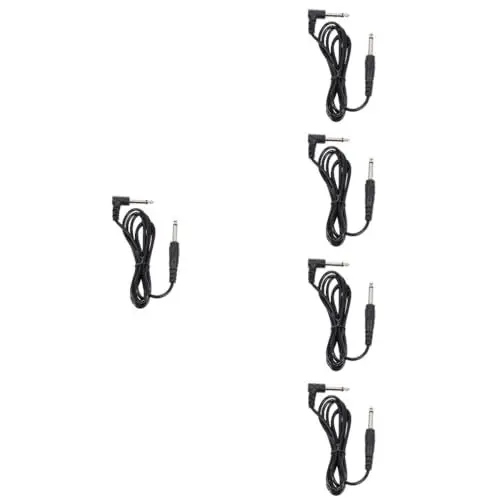 Produktbild: JOINPAYA 15 Stk Gitarrenkabel Kabel für Lautsprecher anschließen Kabel für E-Gitarre Basskabel E-Bass Gitarre e bass woofer gitarre kabel versorgung Audiokabel für Gitarre PVC-Leder Black