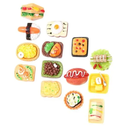 Produktbild: JOINPAYA Dekorative Miniatur-lebensmittelmodelle Mini-Lebensmittel-Requisiten-Set Für Jungen Und Mädchen Küchen-spielset