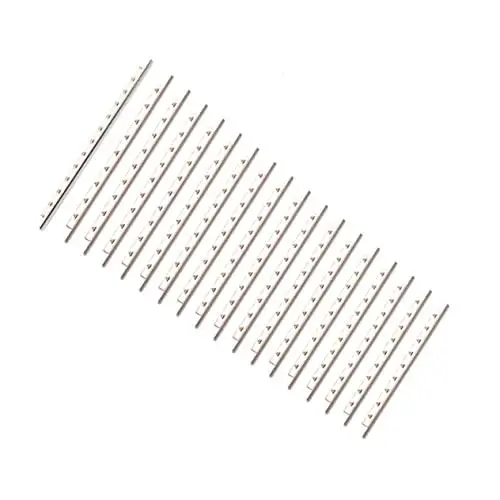 Produktbild: JOINPAYA 18 Stücke 2 0mm Breite Bass Gitarre Bunddraht Kupfer-nickel-legierung Gitarre Draht Gg01 Silber