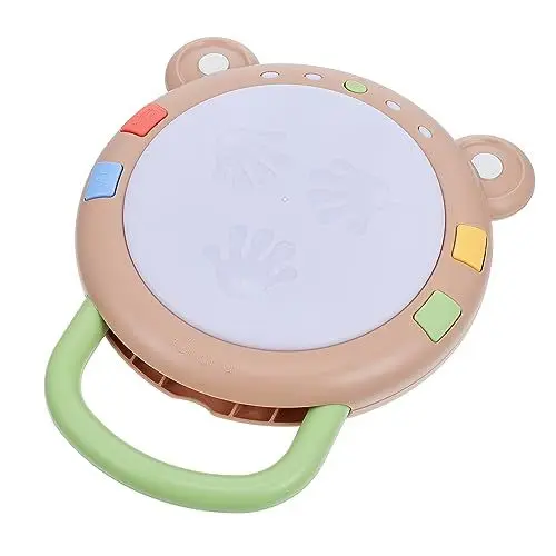 Produktbild: JOINPAYA 1Stk Geschichte Musiktrommel kleine Handtrommel Handschlagspielzeug Handschlagtrommel interaktives Spielzeug Sensory Toys Music Play Toy Musikspielzeug Musik Handtrommel Abs