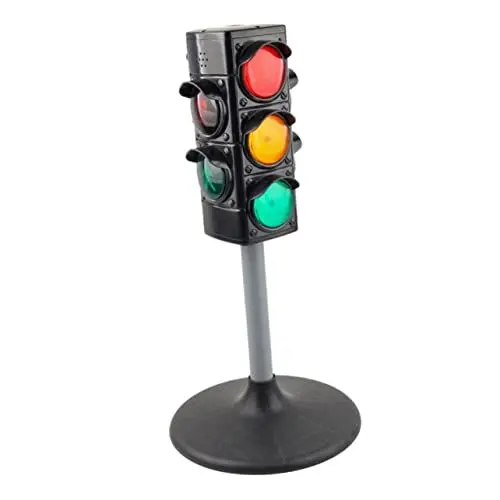 Produktbild: JOINPAYA 1Stk Simulierte Ampel Mini-Bremslichtlampe Spielzeug Spielset Rollenspiel Ampel LED-Ampel Kinderhandwerk Ampelmodell ampelschirm Kinder Verkehrssignal Plastik Black