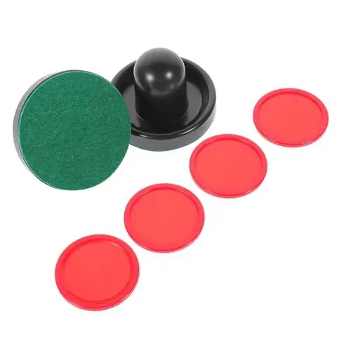 Produktbild: JOINPAYA 1 Satz Airhockey-Zubehör Hockey Puck Ice Globes Hockey-Pucks puckingball Eishockey zubehör Spielzeug Ersatz-Airhockey-Schläger Ersatz-Airhockey-Puck Hockeyspielteile Schwamm