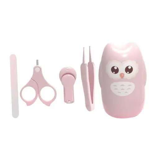 Produktbild: JOINPAYA 1satz Nagelpflegeset Sichere Nagelschneider Nagelfeile Und Trimmer Für Neugeborene Leicht Tragbar Für Babypflege Eule Design