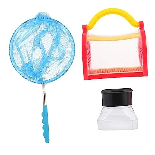 Produktbild: JOINPAYA 1 Satz Beobachtungsbox für Insekten Insektenfänger für Kinder Insektenbetrachterkäfig Insektenbeobachtungsset Insektenbeobachtungskit pädagogisches Spielzeug Explorer-Kit Plastik
