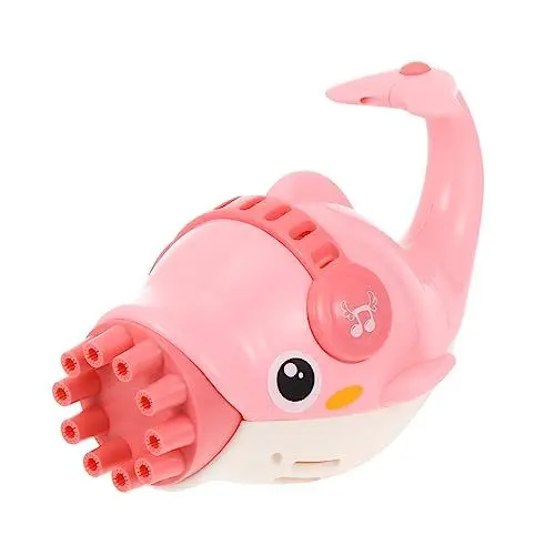 Produktbild: JOINPAYA 1 Satz Gatling Seifenblasenmaschine Blasenmacher Blasenmaschine Spielzeug seifenblasenmaschine für Kinder Bubble Machine for Seifenblasenbläser für Kinder Seifenblasenset Rosa