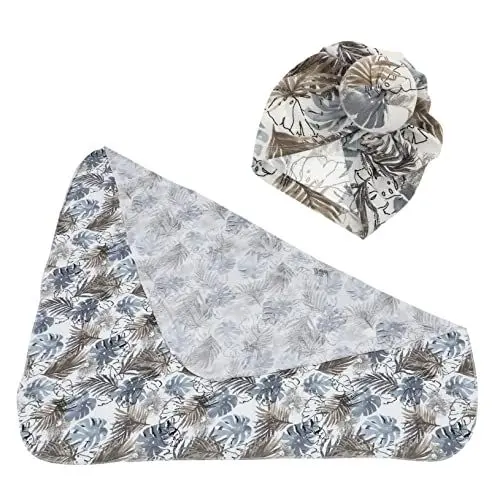 Produktbild: JOINPAYA 1 Satz Hut Wickeln Wickeltuch babymütze Babykleidung zubehör Cotton Swaddle Neugeborenenhaube stirnbänder neugeborener Hut indischer babyhut Super Baumwolle Grey