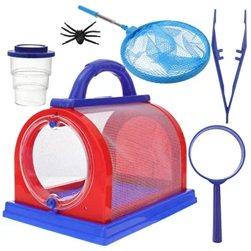 Produktbild: KOMBIUDA 5 stücke/Kit Gebäude Set Jungen und Mädchen Catcher Kit Bug Catcher Net Beobachtung Käfig Outdoor Explorer