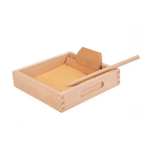 Produktbild: JOINPAYA 1 Satz Kratz-sandkasten-Spielzeug Sandkasten Aus Holz Schreibübungsspielzeug Spielzeug Aus Holz Lernspielzeug Sandtisch Für Kinder Sandtisch Spielzeug Schreibspielzeug Üben Hölzern
