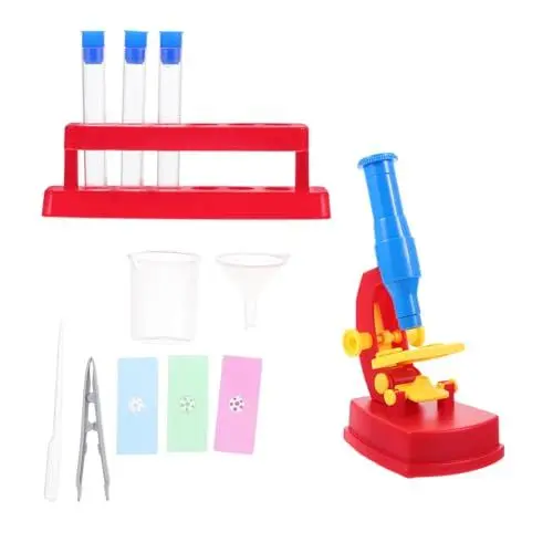 Produktbild: JOINPAYA 1 Satz Mikroskop Spielzeug Jungenspielzeug Kinder Mini-Spielzeug Kinderteleskop Spielset Für Kinder Lernspielzeug Für Kinder Lernmikroskop Für Kinder Kinderautos Spielzeug Plastik