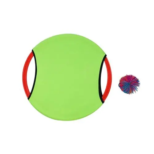 Produktbild: JOINPAYA 1 Satz Paddelball Trampolin Kleinkind-spielset Im Freien Neuheit Bälle Spielzeug Ball-paddel-Spiel Fangen Spielzeug Für Kinder Trampolin Ballspiel Fliegendes Scheibenpaddel Green