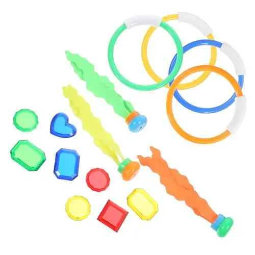 Produktbild: JOINPAYA 1 Satz Tauchen Spielset Unterwasser-Poolspielzeug Schwimmspielzeug für Kinder von 8–12 Jahren Poolspielzeug für Kinder im Alter von 4-8 Jahren Tauchspielzeug für Pool für Kinder