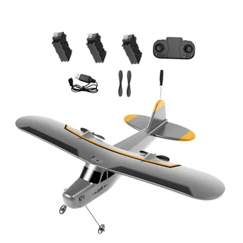 Produktbild: JOINPAYA 1 Set Fighter Rc Für Anfänger Spielzeug Rc Starrflügelflugzeug Ferngesteuertes Flugzeug Starrflügelflugzeug 2Ch Epp Rc Flugzeug Rc Flugzeug Spielzeugschaum