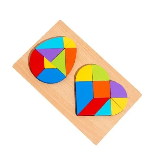 Produktbild: JOINPAYA 1 Set Puzzle Blockpuzzle Kinderspielzeug Puzzle Lernspielzeug Stapelspielzeug Kinderspielzeug Interaktives Spielzeug Spielzeug Für Holz Bunt