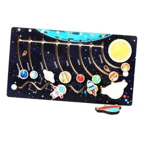 Produktbild: JOINPAYA 1 Set Sonnensystem Spielzeug Puzzle Puzzle Spielzeug Puzzle Kinderspielzeug Planeten Bewegliches Sonnensystem Puzzle Spielzeug Für Erkenntnis Rätsel Weltraum Spielzeug