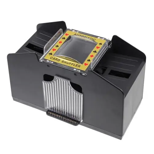 Produktbild: JOINPAYA Automatische Pokerkarte 4 Deck Elektrische Mischmaschine Poker Mischwerkzeug Schnell Kein Betrug Leise