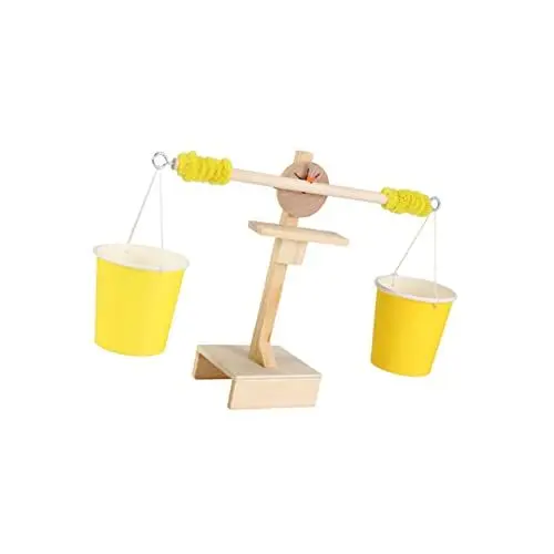 Produktbild: JOINPAYA 1stk Waage Spielzeug Spielzeugwaage Mathe-Balance- Für Kinder Balance-Mathe-Spielzeug Balancierende Spielzeuge Vorschulspielzeug Lernspielzeug Für Kleinkinder Holzwaage Bambus