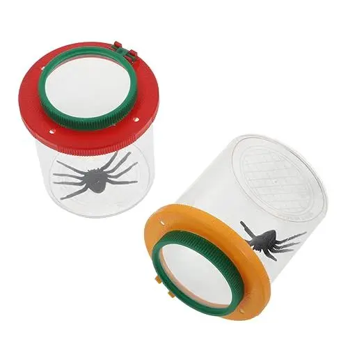Produktbild: JOINPAYA 2Er-Box Beobachtungsbox für Insekten Spielzeug zur Erkundung der Natur Insektensauger für Kinder insektenlupe Kinderzimmer Dekoration vergrößernder Insektenbetrachter Fehlerlupe